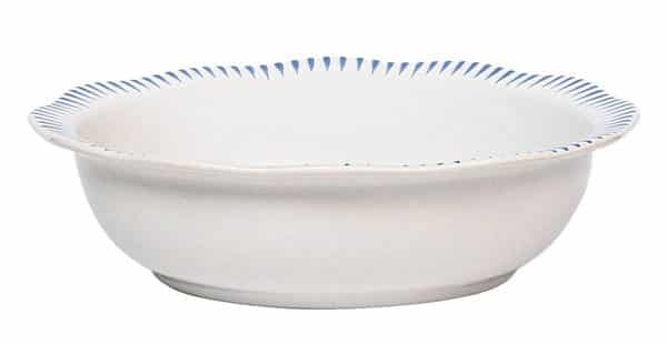 Indigo Stripe Serving Bowl