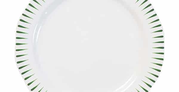 Basil Stripe Dinner Plate