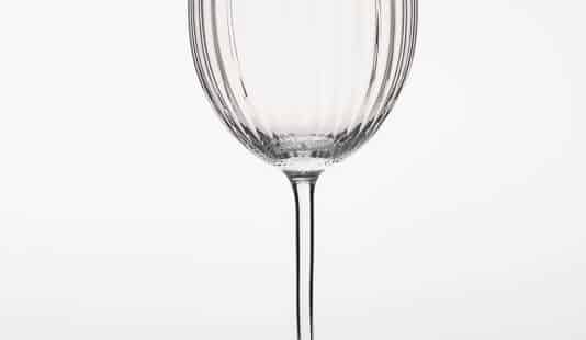 Clear White Wine Glass