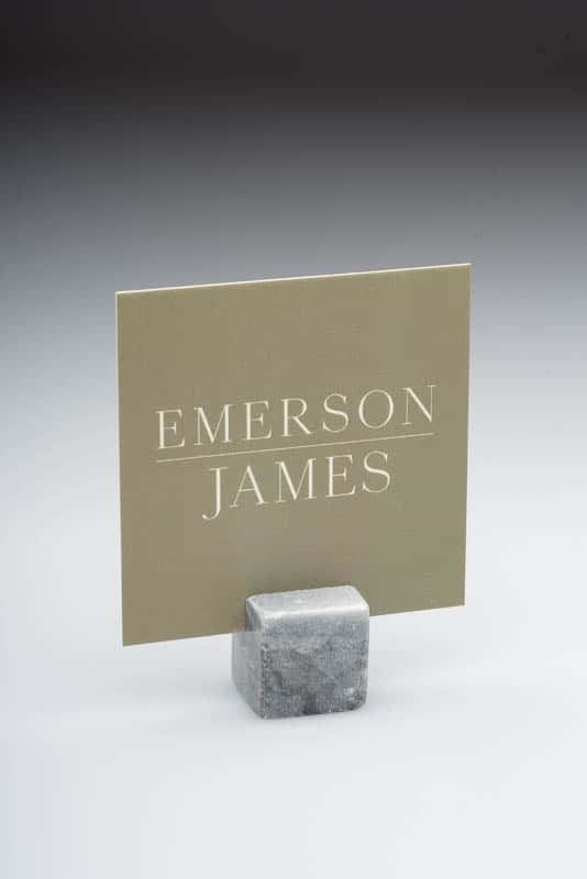 Stone Cube Place Card / Table Number